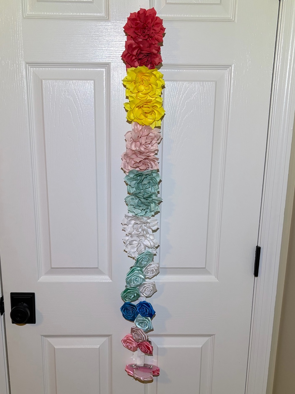 Set of 15 Multicolor Floral Hair Or Shoe Clips or Clip On Spaghetti Straps. OS - Picture 10 of 13